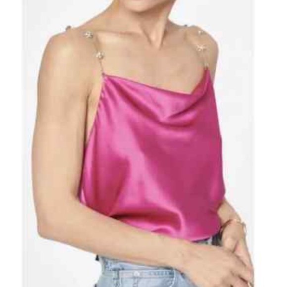 Cami NYC Fuchsia Silk Camisole - Picture 12 of 12